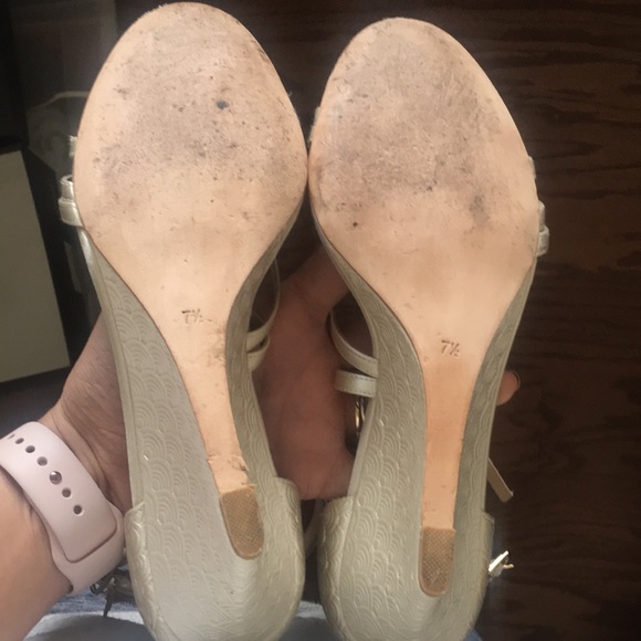 Bridal wedges Badgley Mischka - Picture 4 of 7